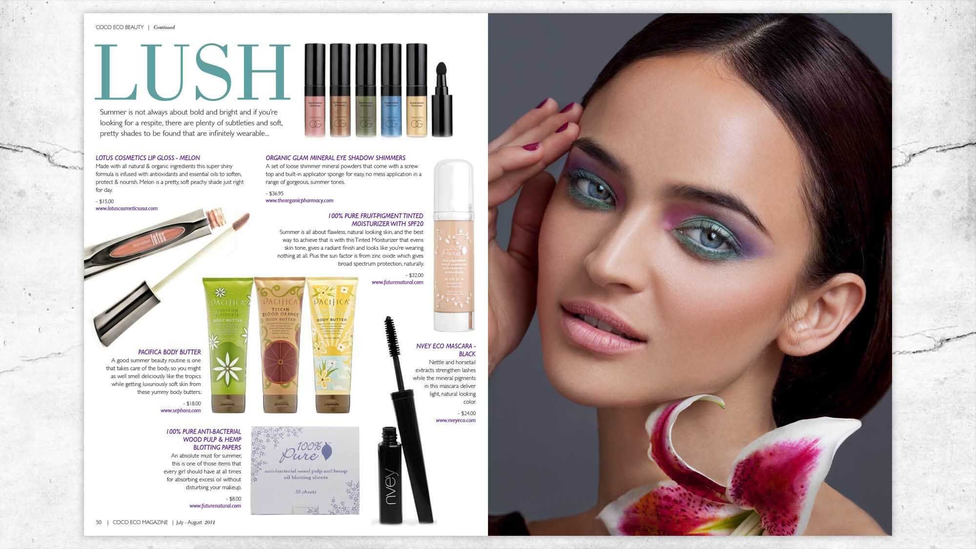 Coco Eco Beauty Section Spread