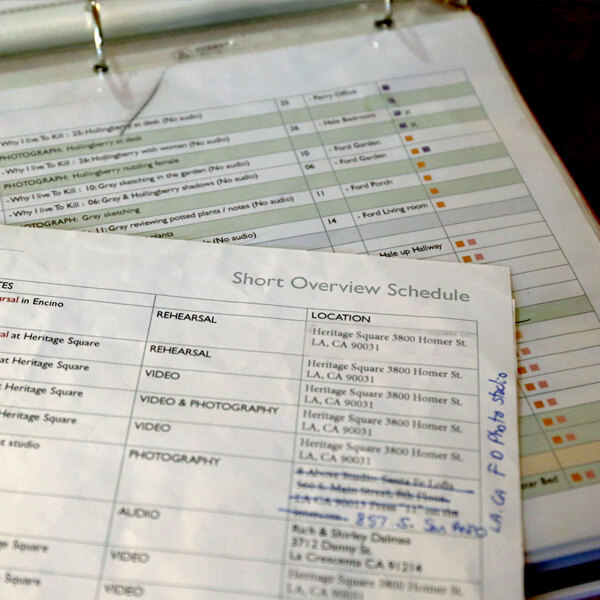 casting and schedule
