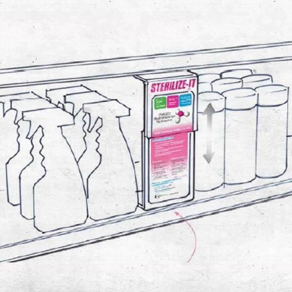sterilize it self display 